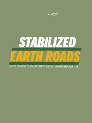 cover image of Stabilized Earth Roads